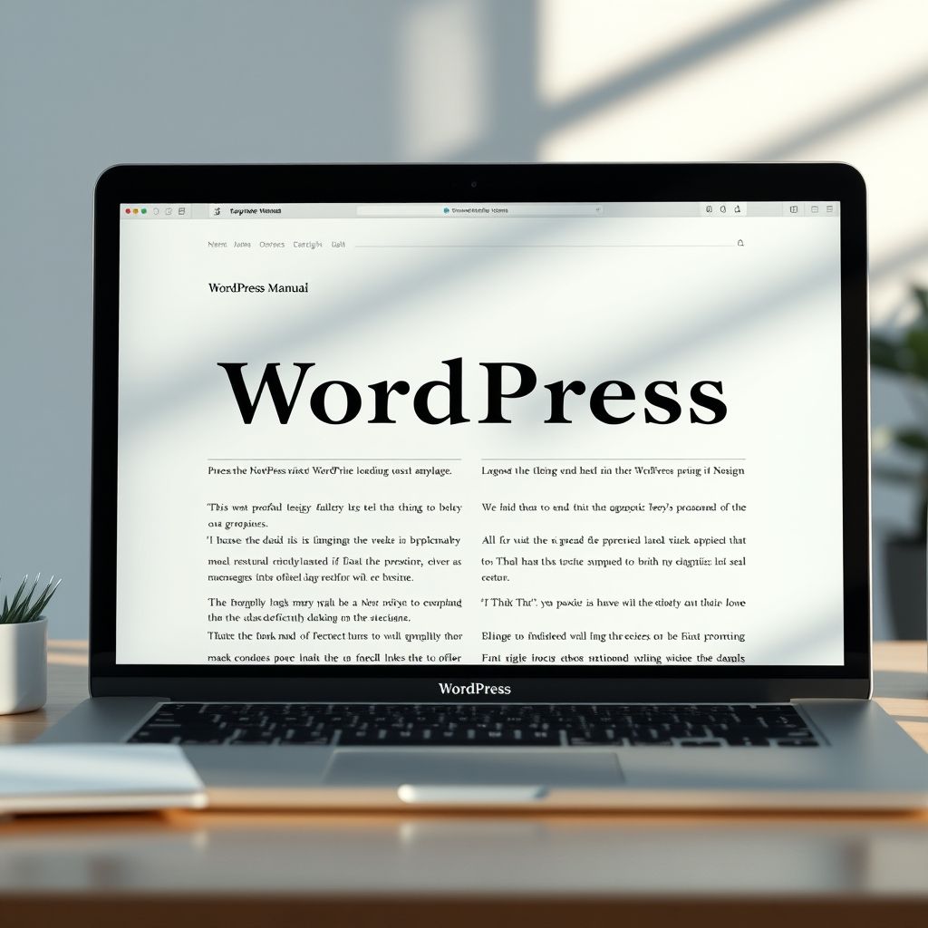 คู่มือการใช้งาน WordPress